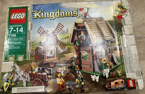 LEGO Kingdoms Mill Village Raid 7189 Set in Open Box NEW Factory Sealed Bags - Picture 1 of 5