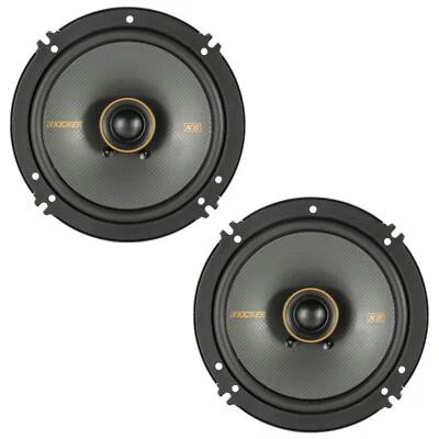 Kicker 51KSC6504 KS Series 6.5" 16.5cm 2 Way Car Door Coaxial Speakers 100w RMS - Image 1 of 4