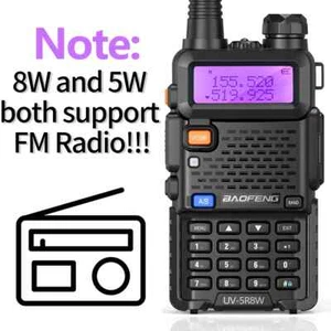 Portable Walkie Talkie Long Range Dual Band Rechargeable Two Way Radio Amateur - Zdjęcie 1 z 24