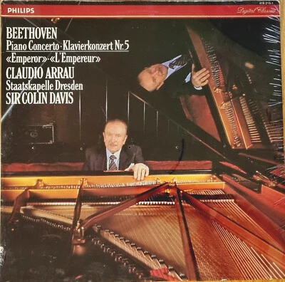 Claudio Arrau, Colin Davis SEALED: Beethoven- Piano Concerto No 5 / Philips Dig - Image 1 of 2