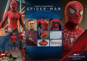 Hot Toys Spider-Man No Way Home 1:6 Figure Friendly Neighborhood Spider-Man New - Picture 1 of 19