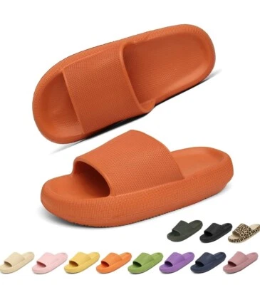 UONESONE Cloud Sliders Unisex,Upgraded Pillow Slippers Sliders EVA Open Toe, Non-Slip 6/7