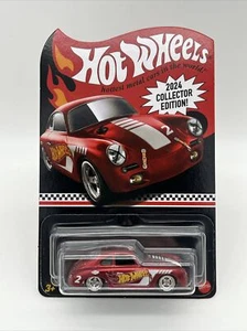 2024 Hot Wheels Porsche 356 Fuorilegge Edizione da Collezione Mail-In Promozione Auto HTF95 - Foto 1 di 9