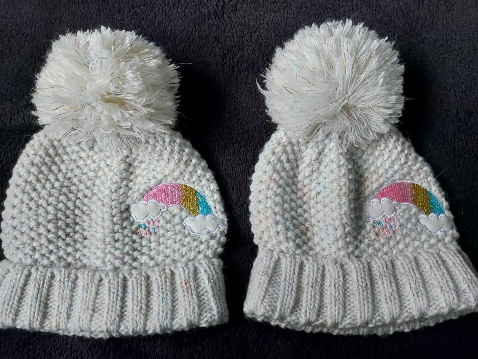 George Children's Knitted Rainbow Kids Hat Beanie 4-6 Years - Image 1 of 2