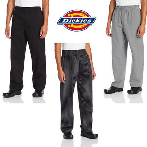 Dickies Chef Zipper Fly Baggy Pants, Chef Uniform, Cook, Culinary Apparel DC224