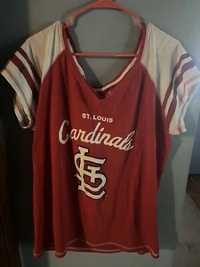 Soft As a Grape St. Louis Cardinals T-Shirt, Ladies XL - Picture 1 of 3