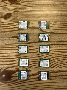 128GB M.2 NVMe SSD 2230 30mm 2230 PCle - Major Brands Lot of 10 - Picture 1 of 2