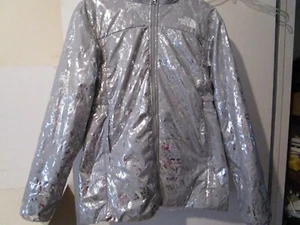 The North Face Girls Reversible Mossbud Parka Grey Natural Size XXL (18/20) - Picture 1 of 6