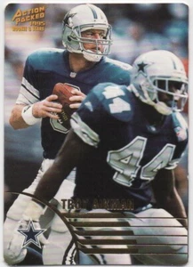 Troy Aikman 1995 ACTION PACK ROOKIES & STARS Base #38 Cowboys - Bild 1 von 3