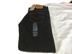 NWT Levis 505 Boys Youth Juniors 14 Slim 25 x 27 3D Black Jeans Denim Pants - Picture 1 of 9