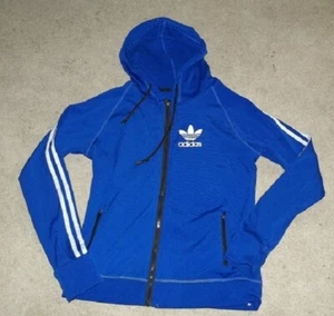 Women's sz L/XL Sweat Jacket Hoodie Active Wear by Adidas - Picture 1 of 2