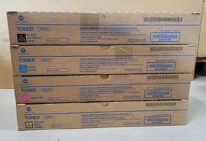 4 toners Konica Minolta TN227K TN227C TN227M TN227Y neuf emballage d'origine article A C257i - Photo 1/5