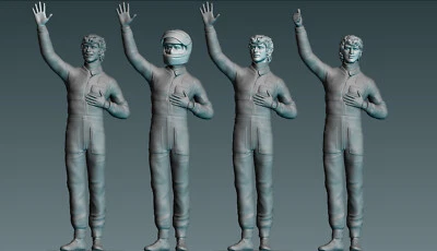 Modello in resina acqua François Cevert Formula 1 leggenda 1/8, 1/12, 1/18, 1... - Immagine 1 di 4