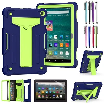 For Amazon Kindle Fire HD 10 2023 13th Gen Hybrid Stand Tablet Case Cover - Image 1 of 4