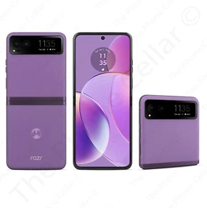 Motorola Moto Razr 5G XT2323 2023 128GB Unlocked 6.9" 64MP Dual SIM Summer Lilac - Afbeelding 1 van 5