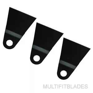 Hojas de sierra oscilante dental fino de 3 x 2-5/8" - se adapta a los modelos más antiguos de Ryobi Job Plus - Imagen 1 de 1