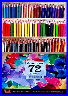 DIY 72 OIL Paints / OIL CRAYONS by BRUTFUNER - Painting - For Craft Supplies (Used) - Image 1 of 4