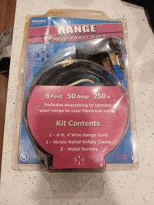 6 Fuß 50 Amp 4-polige Reichweite Netzkabel 250 V - Bild 1 von 4