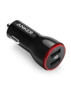 Anker PowerDrive 2 24 W Caricabatteria da Auto Doppio USB ad Alta Velocità - Nero (A2310) - Foto 1 di 6