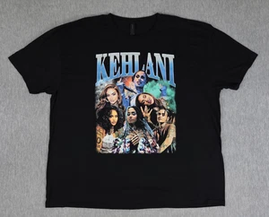 Camisa Kehlani Retro Hip Hop Adulto 3XL Negra Manga Corta - Imagen 1 de 7