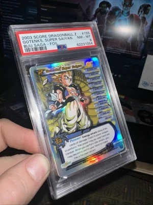 2003 Score Dragonball Z  Super Saiyan Gotenks #155 PSA 8 - Image 1 of 2