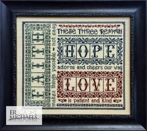 These Three Remain by Erica Michaels cross stitch pattern - Picture 1 of 1