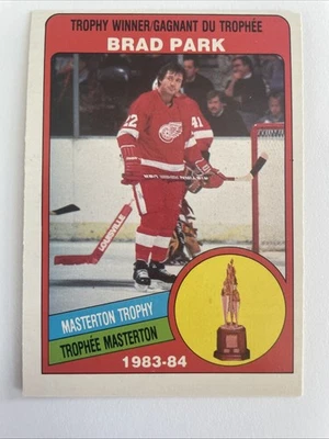 1984-85 O-Pee-Chee #378 Brad Park - Red Wings Masterson Trophy - Image 1 of 2