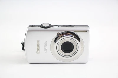 Canon Ixus 870 IS Digital Compact Camera Working w/ Canon 4x zoom - Image 1 of 4