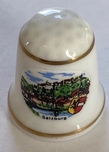 Salzburg Thimble Vintage Souvenir Collectible - Picture 1 of 2