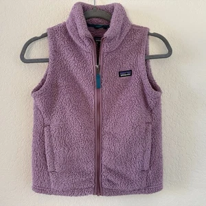 Gilet Patagonia Los Gatos bambina taglia M 10 morbido pile con zip - Foto 1 di 11