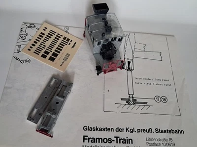 Framos-Train Bausatz H0  Glaskasten 98.3  OHNE MOTOR UND GETRIEBE - Bild 1 von 3