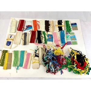 VTG Wrights Trimtex Rick Rack Trim Collection Assorted Colors 28+ - Picture 1 of 10