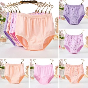 2024 Cotton Underwear Panties High Waist Breathable Underpants Brief Causal - Picture 1 of 54