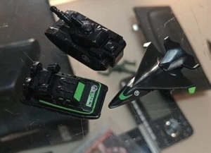 3 Hasbro Micro Machines 2020 Black Armed Hovercraft,Tank & Aircraft 0123-04 0126 - Picture 1 of 12