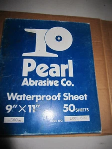 Grits500 9x11" x 30 SANDING SHEETS Wet/Dry Silicon Carbide Waterproof Sandpaper - Picture 1 of 2