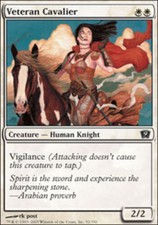 4x Veteran Cavalier MTG 9th Edition NM Magic Regular