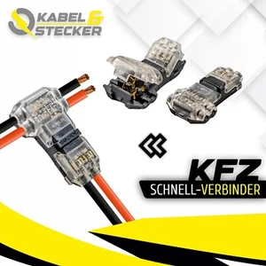 ★ KFZ Auto T2-Stecker Buchse Klemme 2-Polig Kabelverbindung Leitungsverbinder ★ - Bild 1 von 7