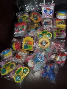 21 Vtg FP Under 3 McDonalds Toys. Book, Ball, Bus, Phone, Plane, More - Picture 1 of 5