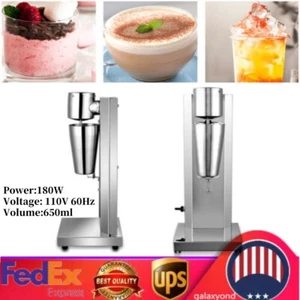 Kommerzielle elektrische Edelstahl Milchshake Maschine Milch Tee Getränk Mixer 110 V - Bild 1 von 11