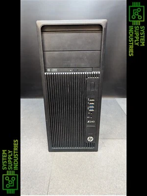 HP Z240 - Intel Xeon E3-1245 V6@3.70GHz 4C, 32GB 256GB M.2 NVME SSD + 2TB HDD - Image 1 of 4
