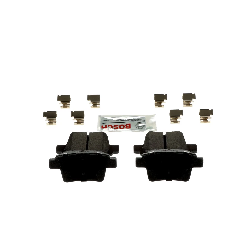 Pastillas de freno de cerámica azul con herrajes traseras para Ford Taurus X Bosch 2008-2009 Foto 1 de 4