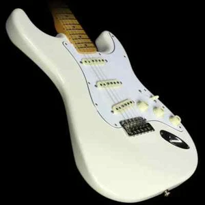 70's Jimi Hendrix White Chitarra Elettrica Maple Neck & Fingerboard 6 corde - Imagen 1 de 4