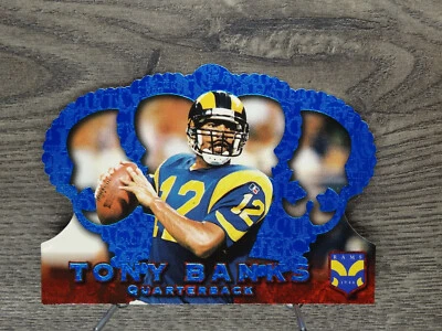 1996 Crown Royale Blue #19 Tony Banks RC - Image 1 of 2