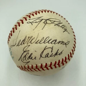 1971 MLB Managers Signed Baseball 13 Sigs Ted Williams Billy Martin JSA COA - Picture 1 of 10