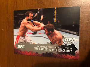 2009 Topps UFC Tom Lawlor RC vs Kyle Kingsbury