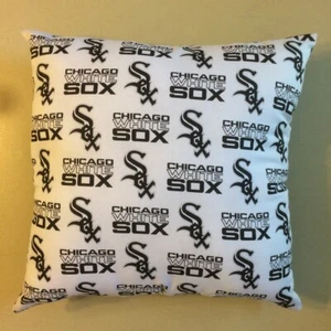ALMOHADA DE ALGODÓN MLB CHICAGO BLANCA SOX COMPLETA 15 X 15 - REGALOS 6 ESTILOS - Imagen 1 de 18