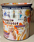 Spice Girls Lollipop Tin BUCKET (7.5inches) 1998 Chupa Chups RARE