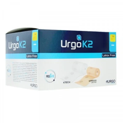 Urgo K2 Latexfreies 2-lagiges Kompressionssystem 18-25 cm x 10 cm