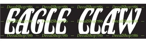 Eagle Claw Fishing Accessories - Outdoors - Vinyl Die-Cut Peel N' Stick Decal - Picture 1 of 1