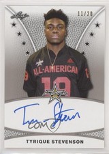 2019 Leaf Metal US Army All-American Bowl Tour /20 Tyrique Stevenson Auto